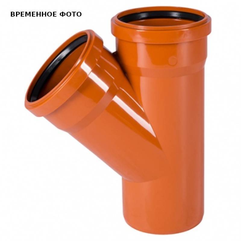 Тройник канализационный Ostendorf KG KGEA 500/250x45° 227330