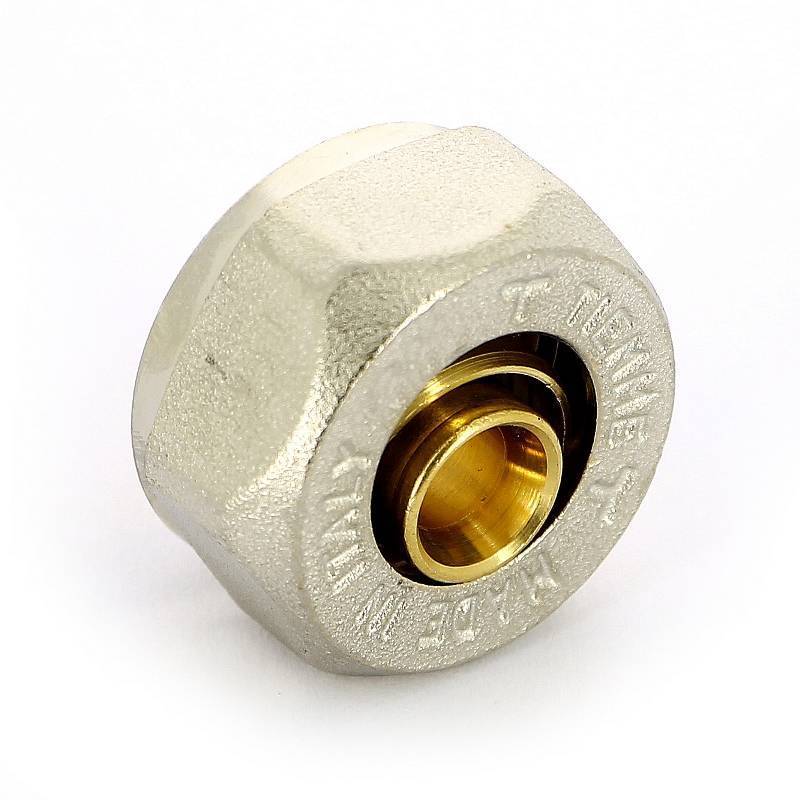 Соединитель для PEX-трубы обжимной Tiemme 16x2.0-3/4 EK 1440011