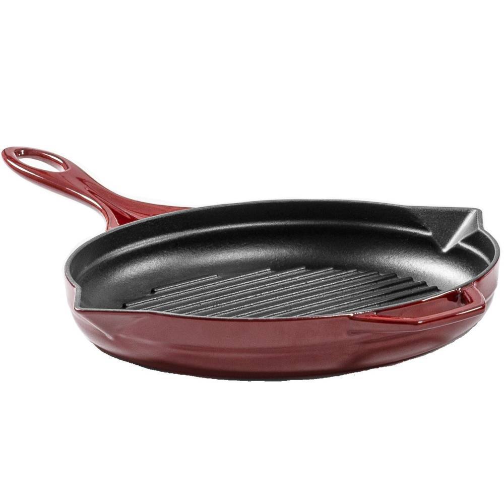 Сковорода-гриль чугунная Hosseven HS Y GTV 28 RED 28 см А755528