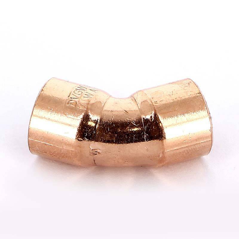 Угол двухраструбный 45 градусов пайка Viega 12 мм 103309