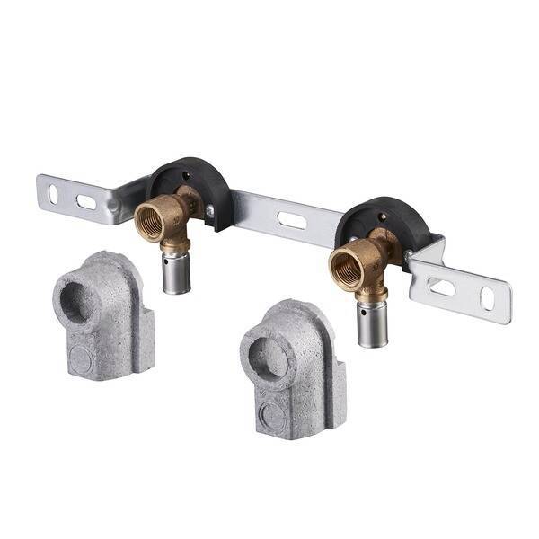 Монтажная шина Viega 20x2.5 1/2 153 мм короткая модель изогнутый крепеж 1518187