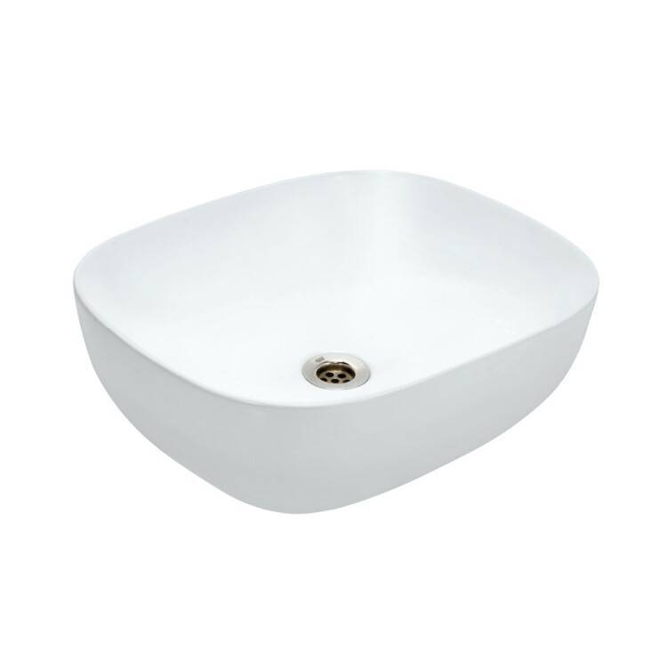 Раковина Jaquar JDS 485х395х150 мм без отверстия под смеситель JDS-WHT-25909