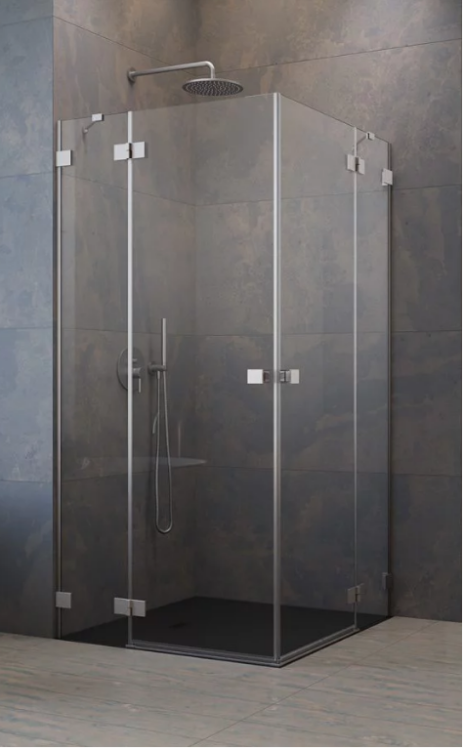 Душевая дверь Radaway Essenza Pro KDD 800x2000 мм правая, никель брашированный, стекло прозрачное 100960-80-9101R