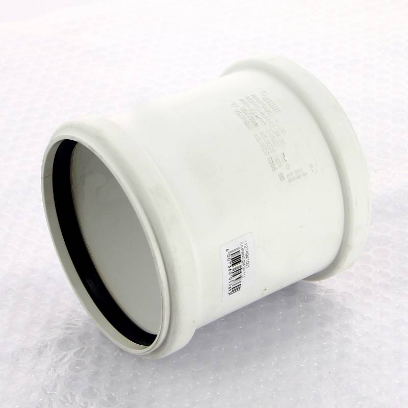 Муфта Rehau RAUPIANO PLUS канализационная двухраструбная 110 мм 121494