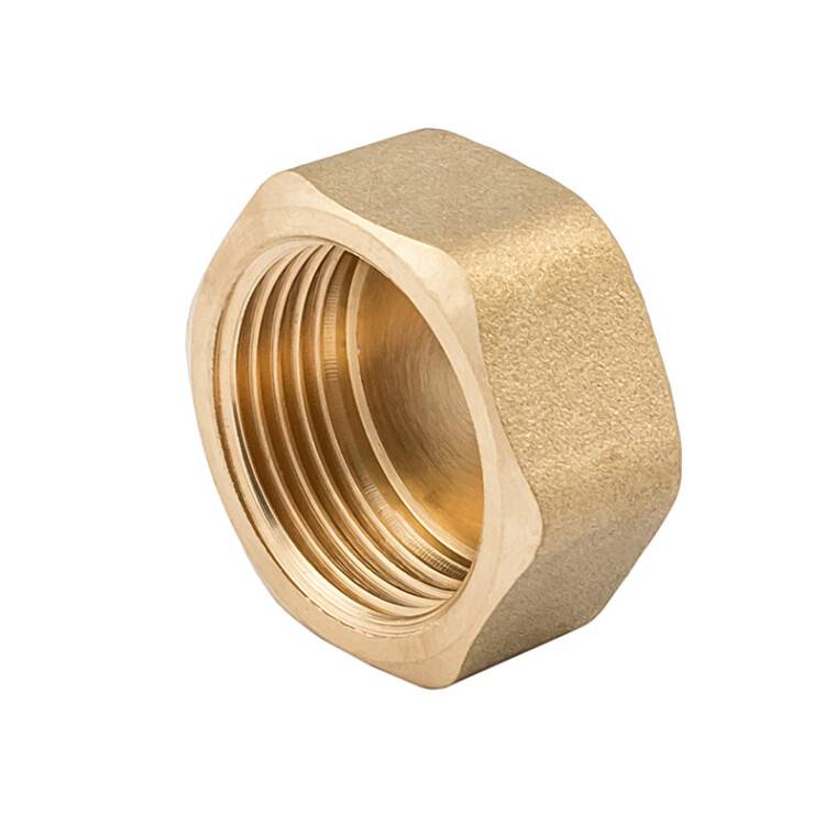 Заглушка General Fittings 1 1/2 дюйма ВР латунь EBF02112