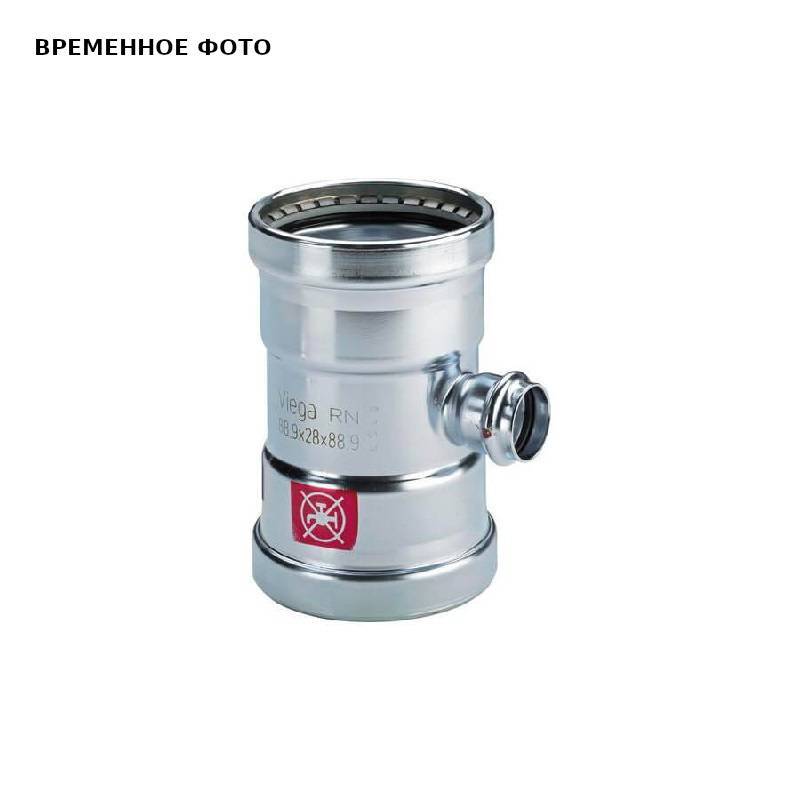 Тройник-пресс Viega Prestabo оцинкованная сталь 108х3/4х108 мм 598099