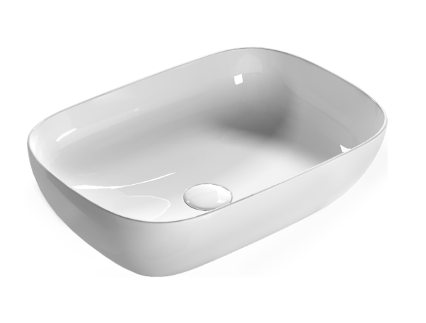 Раковина накладная Globo Le Ciotole 550x380x160 мм цвет белый B6R56BI