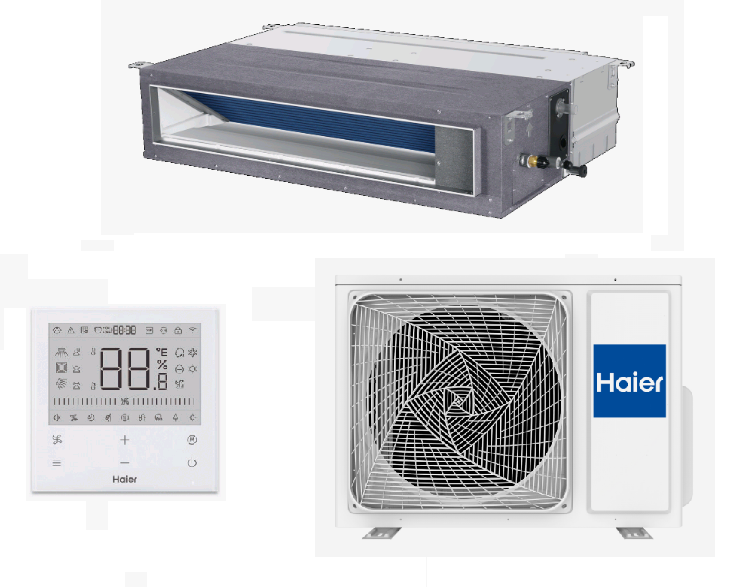 Сплит-система Haier Super Match Plus канальная AD71S2SM9FA / 1U71S2SR3FA
