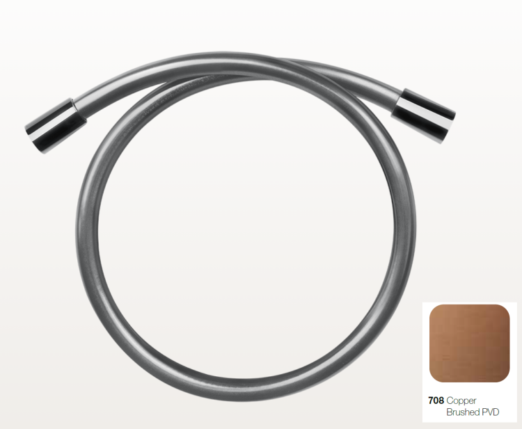 Шланг для душа, Gessi, Cromalux, длина шланга, мм-1000, цвет-Copper Brushed PVD