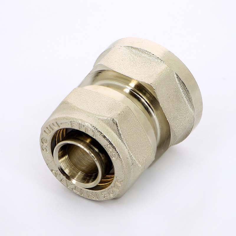 Муфта обжимная никелированная Uni-Fitt 20x3/4 ВР 661N7300