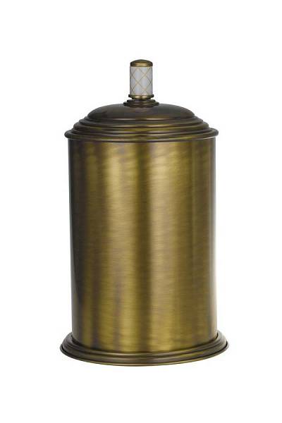 Ведро мусорное Boheme Murano круглое напольное бронза 10907-W-BR