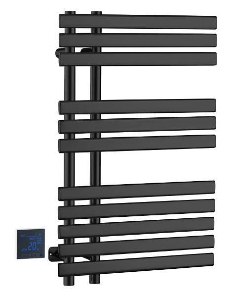 Полотенцесушитель электрический Boheme Venturo 50х11.8х80 см черный 723-B