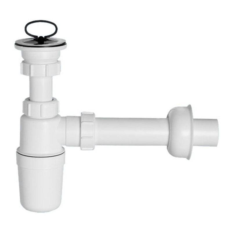 Сифон McAlpine бутылочный 1 1/2 x 32 мм с выпуском 70 мм выход 40 мм MRSK1