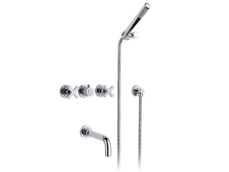 Смеситель для ванны и душа Nicolazzi Monte Croce хром 2203CR27