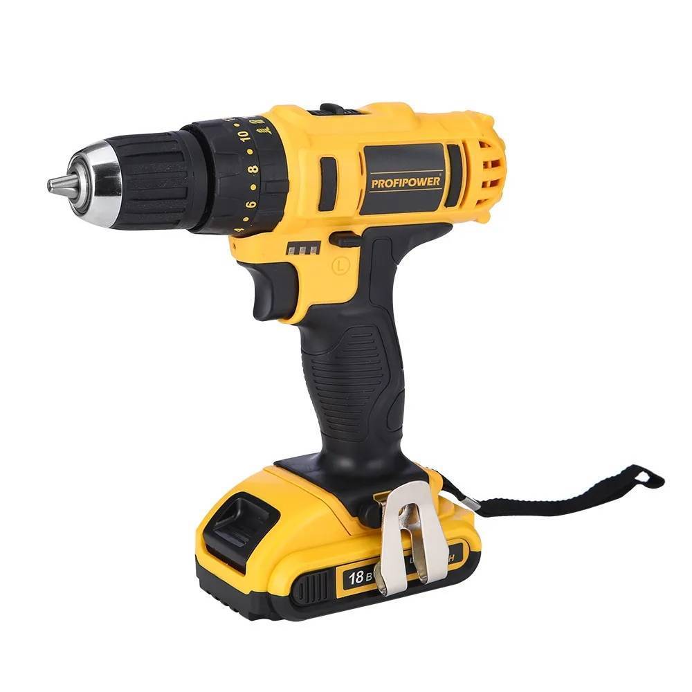 Аккумуляторная ударная дрель-шуруповерт ProfiPower DW-18BT 18 В DW-18BT