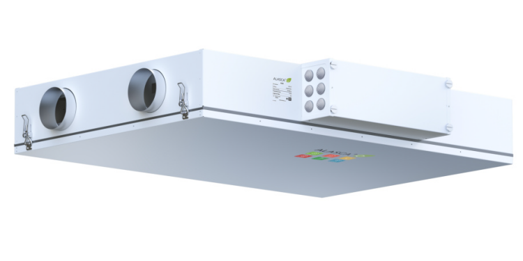 Вентиляционная установка Alasca ECO H300EC W приточно-вытяжная с энтальпийным рекуператором 300 м³/ч водяной нагрев