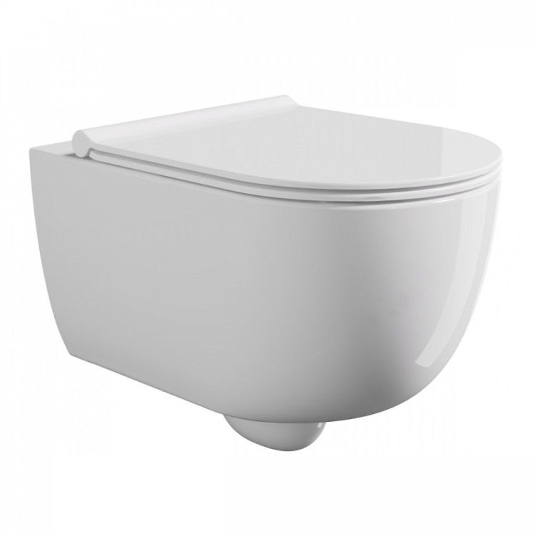 Унитаз подвесной безободковый Alice Ceramica Unica 350x520 мм белый 32254101