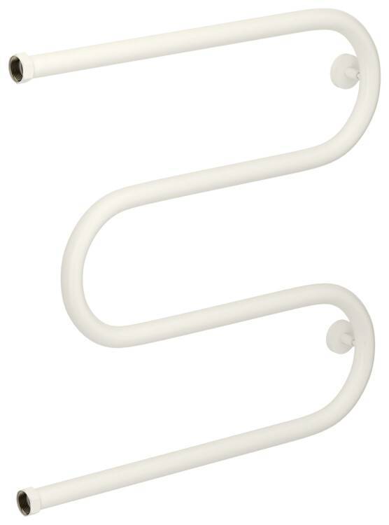 Полотенцесушитель водяной Сунержа М-образный 600x600 мм белый матовый 30-0007-6060