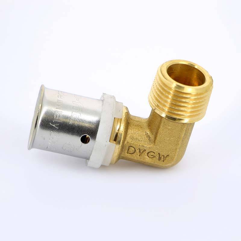 Угол пресс с наружной резьбой Uni-Fitt 20x1/2 705G7200