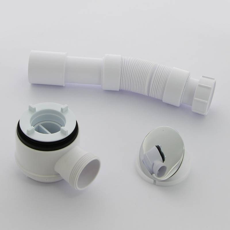 Сифон для поддона McAlpine бутылочный раздвижной 300-500 мм высота 65 мм выход 40/50 мм MRS5C-SLF-65