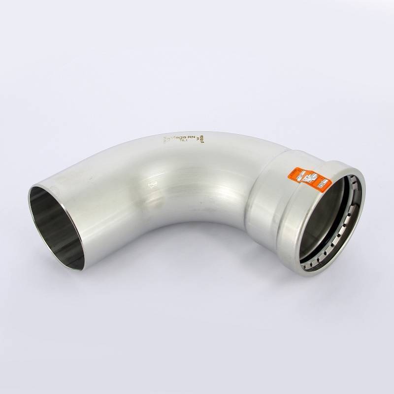 Угол-вставка пресс 45° Viega Sanpress Inox XL 76.1 мм 482626