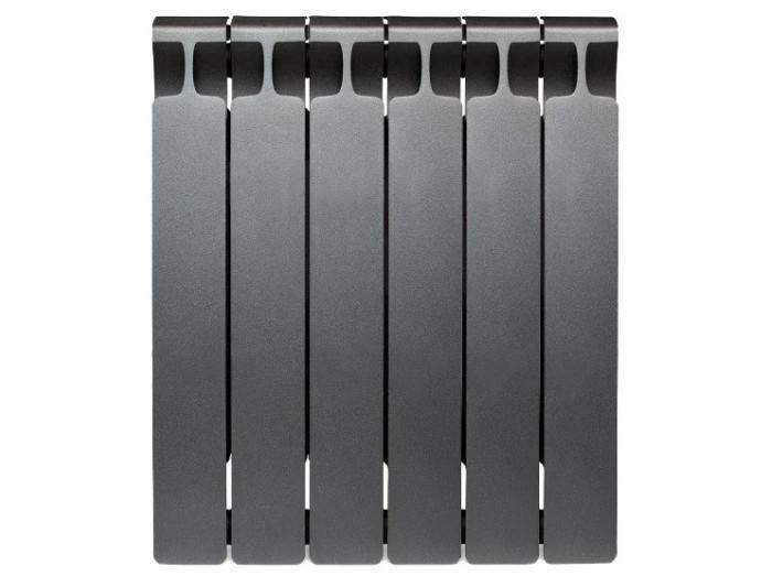 Радиатор биметаллический RIFAR Monolit 500 6 секций боковое подключение титан R-MN-500-06 RAL 9223