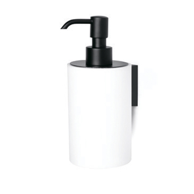 Дозатор для жидкого мыла Bertocci Trecento 70х80х180 мм черный матовый 12548480800