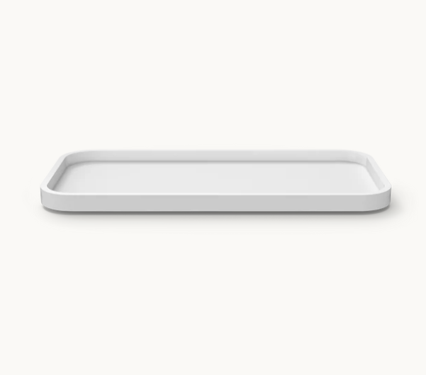 Поднос Decor Walther Stone TAB L 420x205x20 мм белый матовый 0975850