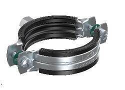Хомут для труб Walraven 2S M8 47-52 мм оцинкованный с вкладышем EPDM 33335052