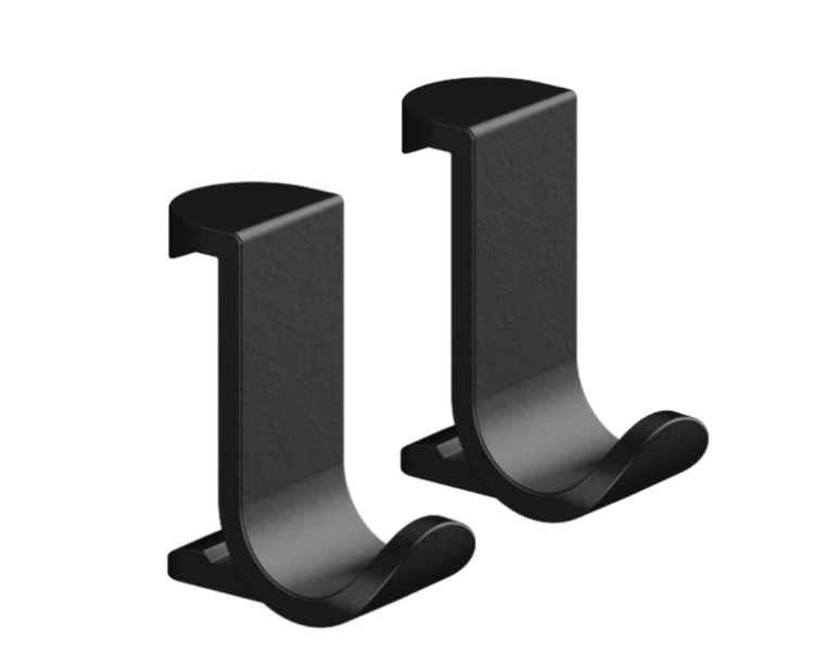 Крючок для полотенец Hansgrohe WallStoris Matt Black комплект 2 шт. 27914670