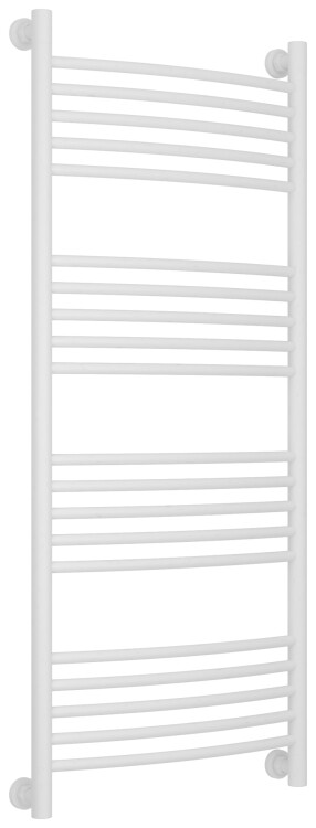 Полотенцесушитель водяной Сунержа Богема выгнутая 1200x500 мм матовый белый 30-0221-1250