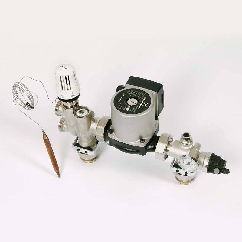 Насосно-смесительная группа Uni-Fitt SOLOMIX 1 с насосом Grundfos 472N1200