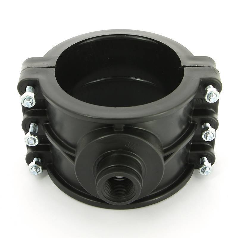 Седловая врезка Unidelta 125х3/4 4 болта для труб ПНД 1019125003