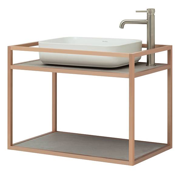 Консоль под раковину Allen Brau Liberty 75 см подвесная медь 1.33001.60