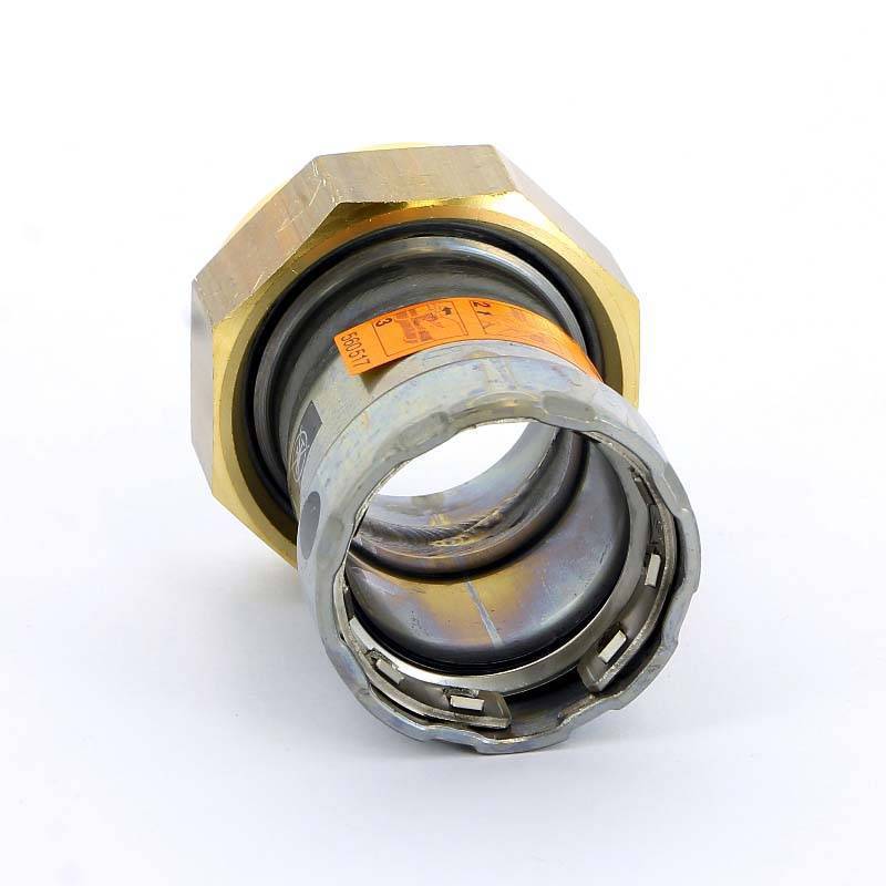 Муфта переходная пресс-В Viega Megapress с накидной гайкой 1х1 1/2 оцинкованная сталь 718879