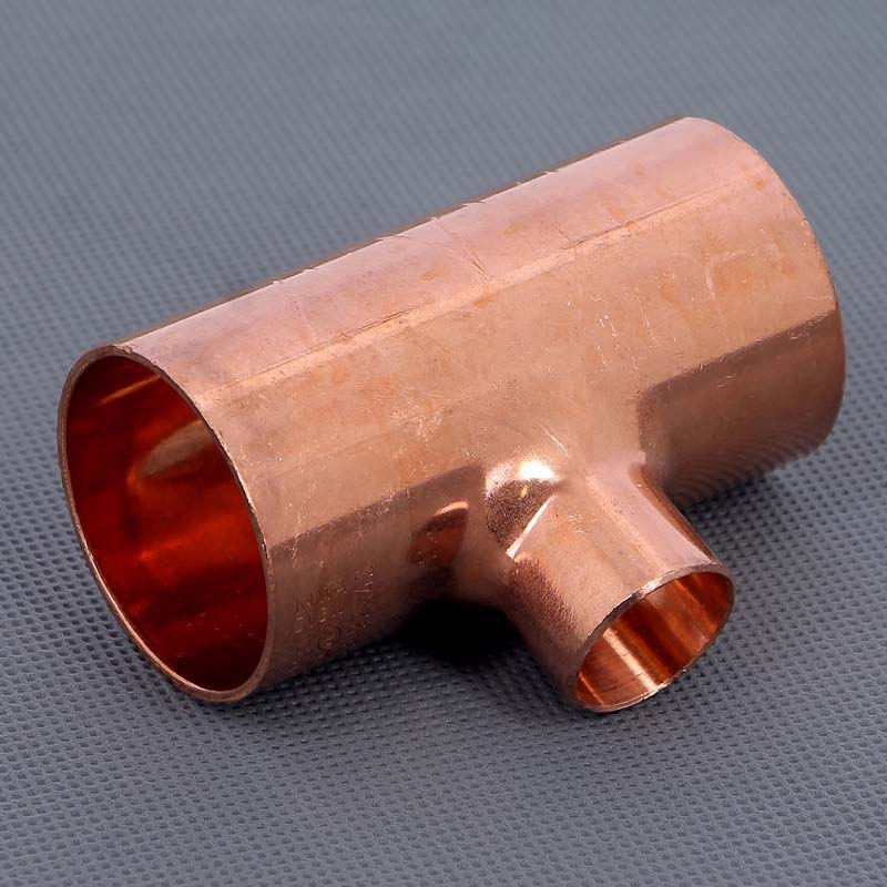 Тройник медный Viega под пайку 42х22х42 мм 111595