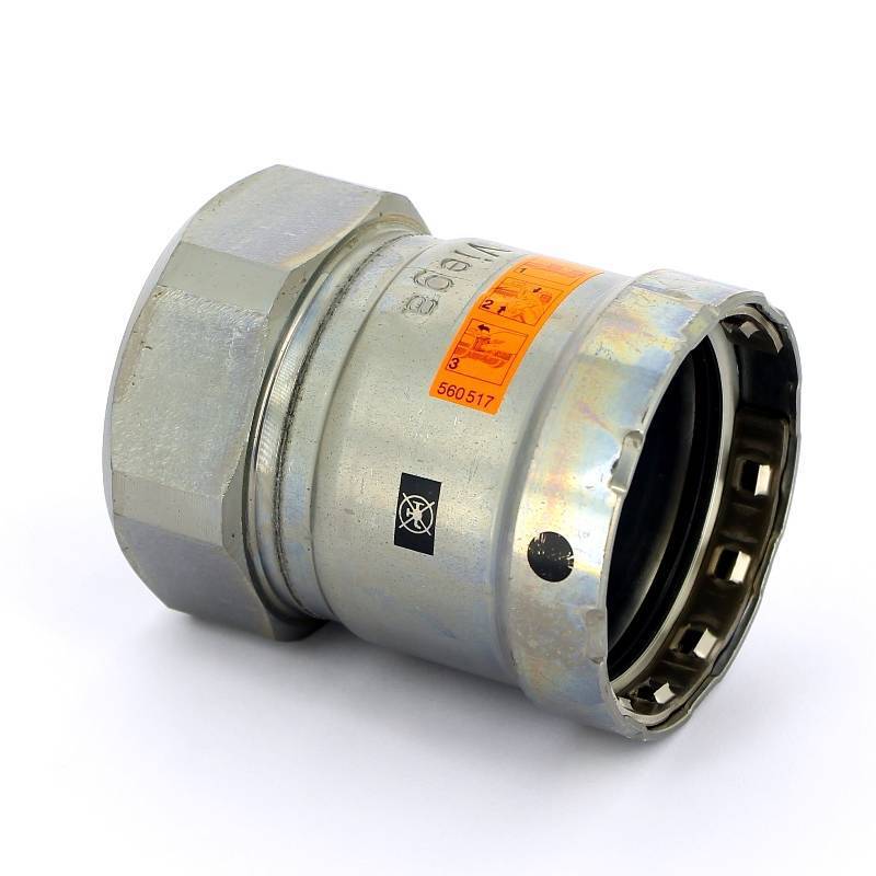 Муфта переходная пресс-В Viega Megapress 2 оцинкованная сталь 695385