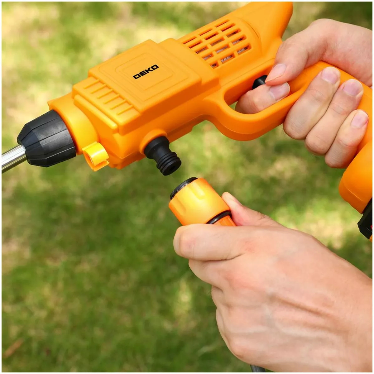 Мойка высокого давления аккумуляторная Deko DKCW25 40 бар 2x4.0 Ач кейс 063-4301