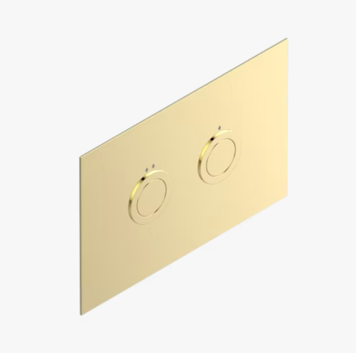 Клавиша смыва THG General Items для рамы TOTO WASHLET 250х165 мм золото G00-F012-19NC