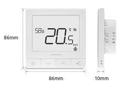 Терморегулятор сверхтонкий SALUS iT600 Smart Home с датчиком влажности SQ610