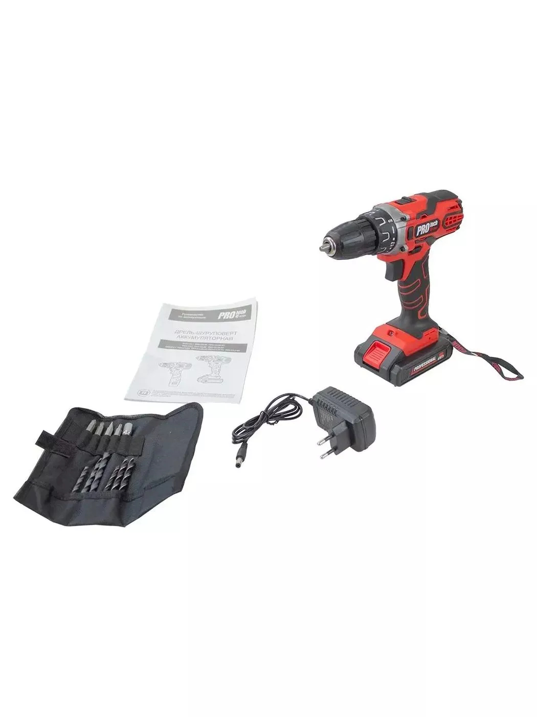 Дрель-шуруповерт аккумуляторная Edon PROtech PRO-21L1 21 В