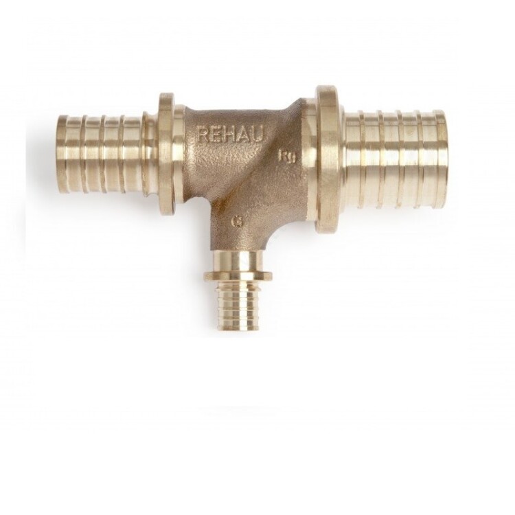 Тройник REHAU Rautitan RX 32-16-25 мм бронза 14563971001