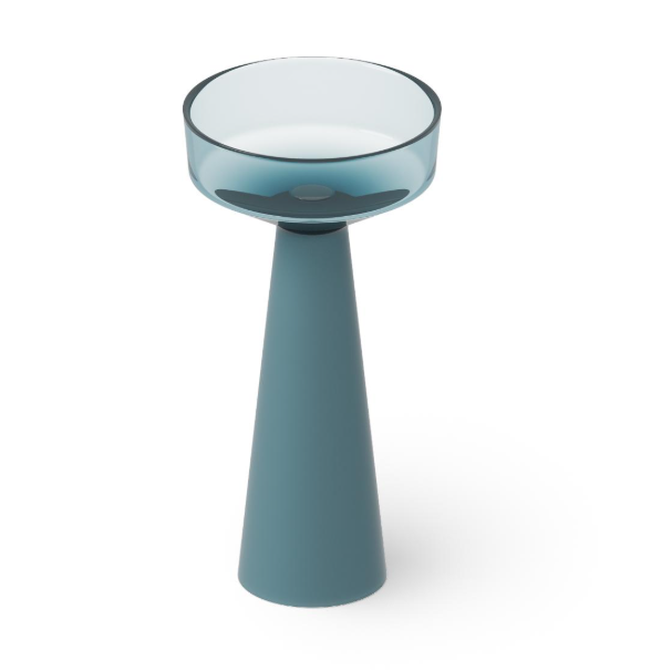 Раковина напольная DEA Design Pedestal Basin 425x425x850 мм dark blue DD2018425R11