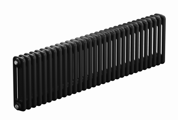 Радиатор трубчатый RIFAR TUBOG 3037 3-трубчатый 26 секций боковое подключение 3/4 Антрацит матовый 3037-26-B1