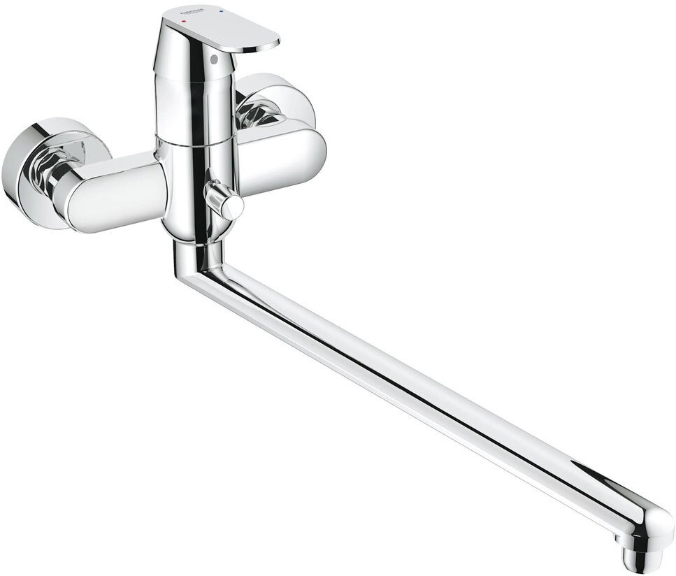 Смеситель для ванны GROHE Eurosmart Cosmopolitan с длинным изливом хром 32847000