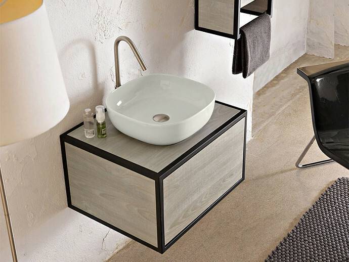 Раковина накладная Scarabeo Glam 40х40 см Pearl 1806/41