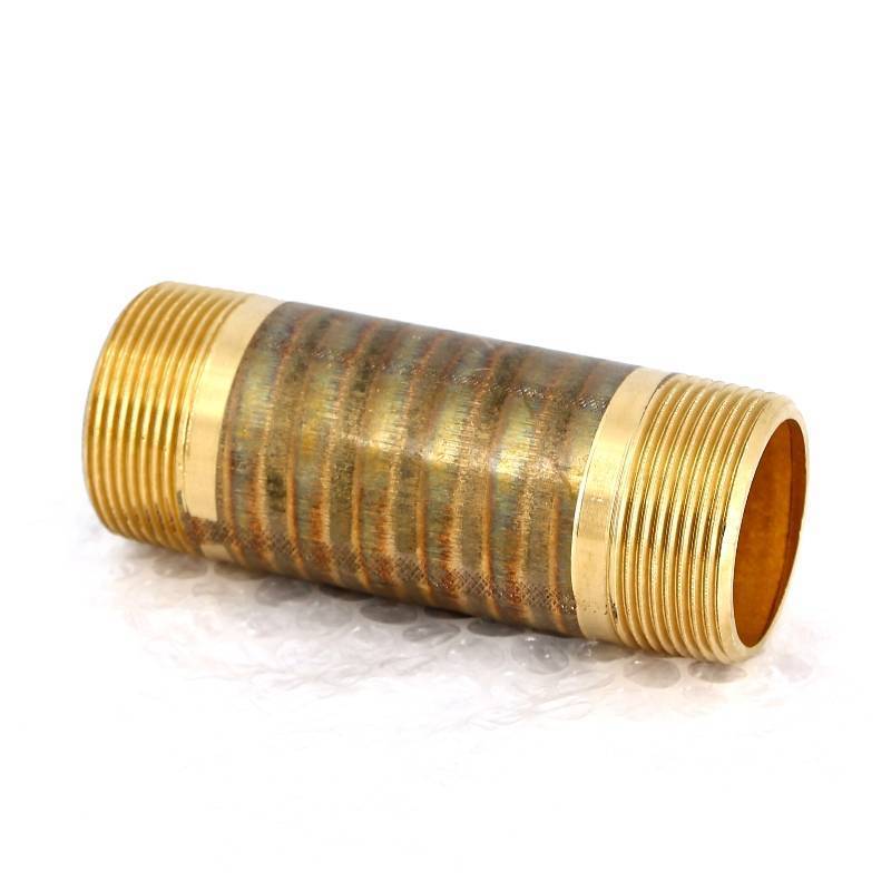 Удлинитель НН бронзовый Viega 1 1/2 x 120 мм 319786