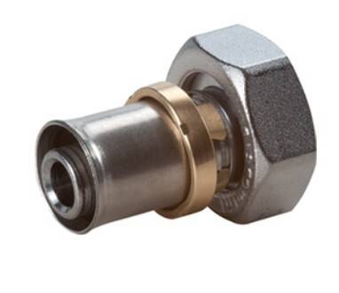 Муфта с накидной гайкой ROMMER 16х16(2.0) мм метрическая резьба RM179X023