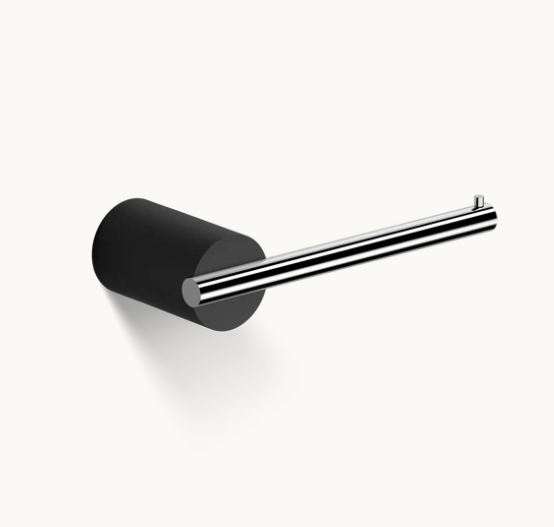 Бумагодержатель Decor Walther Stone настенный Chrome/Black Matt 0974864