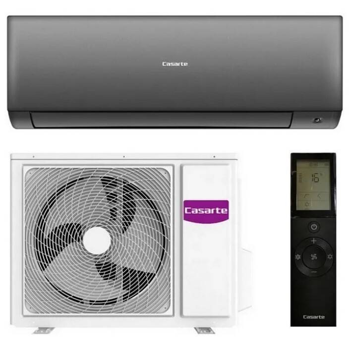 Кондиционер сплит-система Casarte ELETTO инверторный черный матовый CAS50CX1/R3-B / 1U50CX1/R3